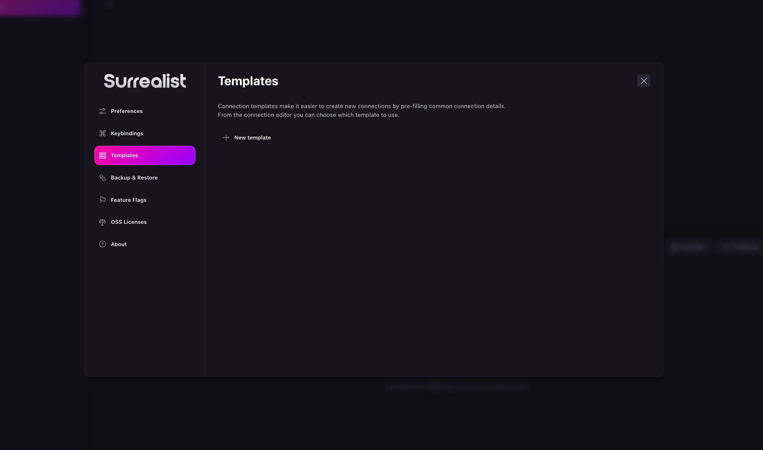 Surrealist Templates